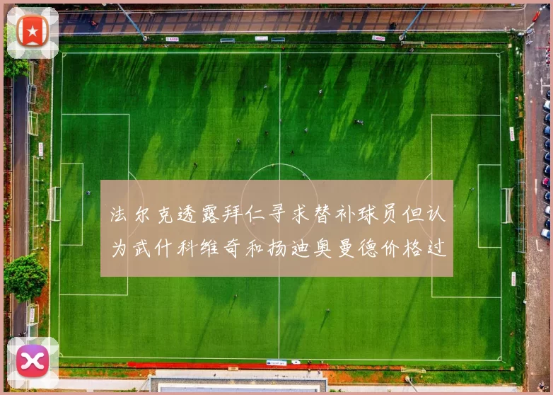 法尔克透露拜仁寻求替补球员但认为武什科维奇和扬迪奥曼德价格过高